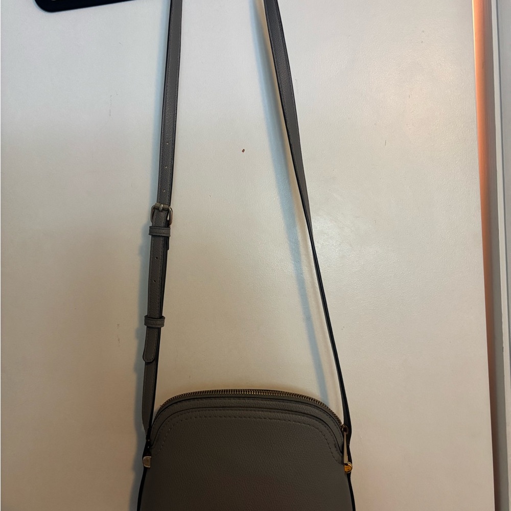 Gray Crossbody Bag